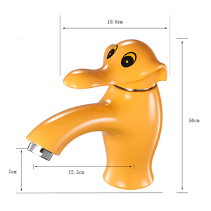 Nuevo estilo Color naranja bloqueo infantil <span class=keywords><strong>cuenca</strong></span> grifo de agua para el baño público niños <span class=keywords><strong>parque</strong></span> de baño - Product Image 3