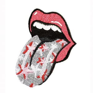 Bibir besi pada <span class=keywords><strong>Patch</strong></span>, kartun mulut lidah bibir <span class=keywords><strong>Patch</strong></span>, Punk lucu bordir lencana menjahit pada Applique perbaikan <span class=keywords><strong>Patch</strong></span> untuk pakaian - Product Image 1