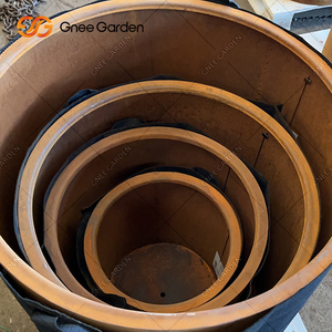 NOUVELLE BOÎTE EN ACIER CORTEN POT DE JARDIN CONCEPTION CLASSIQUE SUPPORT DE PLANTES DE FLEURS VENTE CHAUDE PLANTEUR DE FLEURS - Product Image 6