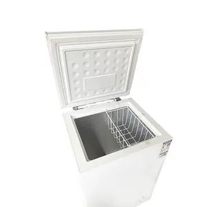 Congelador horizontal doméstico de temperatura ultrabaja de una puerta para alimentos congelados