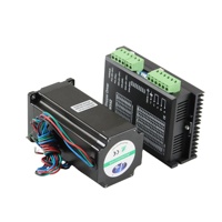 NEMA 23 Kit de moteur pas à pas cc, ventilateur, 57mm, moteur pas à pas avec boîte de vitesses planétaire/encodeur/frein pour bricolage, fraiseuse CNC