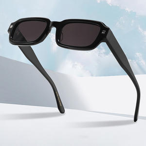 Gafas de Sol de Acetato para Mujer, Montura Cuadrada Negra, Protección UV400, Polarizadas, para Viajes y Conducción, Modelo 8625 - Product Image 3