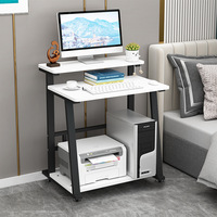 Bureau d'ordinateur personnalisé, table d'étude, espace de travail compact, mobile, autres matériaux Qwd8952