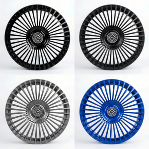 Custom ZhiGu Forged Turbo Fan Aero <strong>Wheels</strong> 18-22 Inch Gloss Black Multi-Spoke 5-Year Warranty Universal Fitment for <strong>Tesla</strong> <strong>Model</strong> - Product Image 6