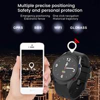 Bracelet intelligent 4G GPS SOS VL08P pour personnes âgées : appel, détection de chute, suivi de santé, montre connectée pour personnes seules