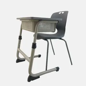 Modern School Furniture Adjustable Student Study Desk And Table Classroom School Chair And Desk