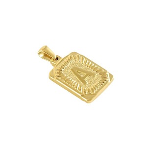 2026 Colgante de Bambú de Acero Inoxidable Chapado en Oro de 18K, Estilo Europeo Americano, Unisex, Tendencia Diaria, Estilo Ins - Product Image 5