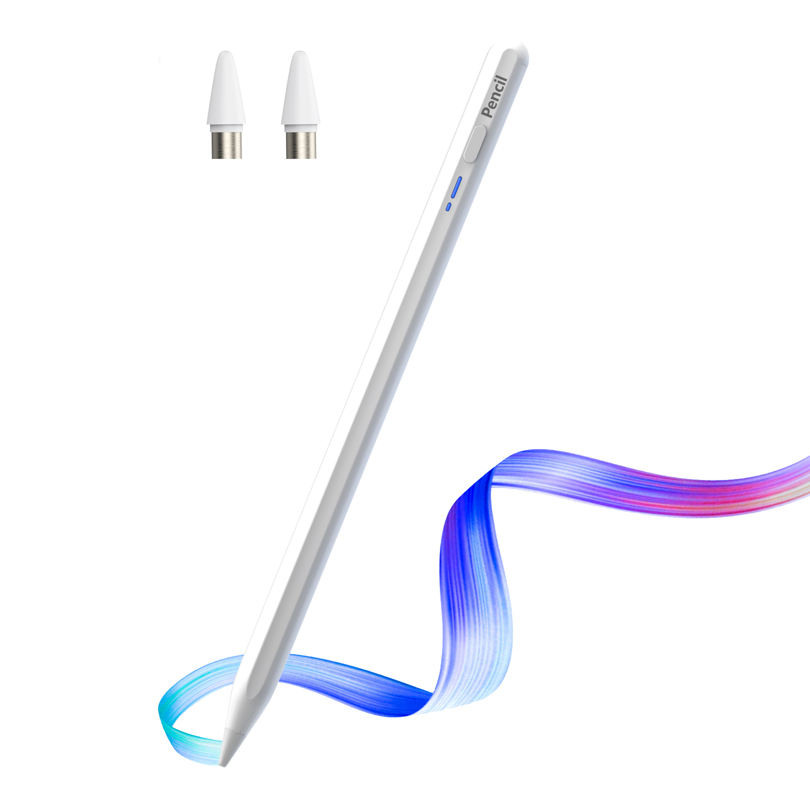 Универсальный активный стилус для планшета iPad Samsung Huawei-без Bluetooth, батарея 80H, отказ от ладони, для учебы/офиса