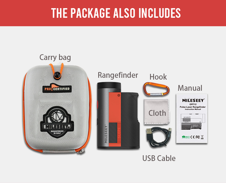 MiLESEEY GPF12 Outdoor Golf Laser Rangefinder » 4evatech Store