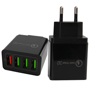 Thông Minh QC3.0 Nhanh Máy Tính Bảng Di Động Nhanh Chóng Sạc Bộ Sạc Android Type-C IOS Du Lịch 4 USB Sạc Điện Thoại Phụ Kiện - Product Image 2