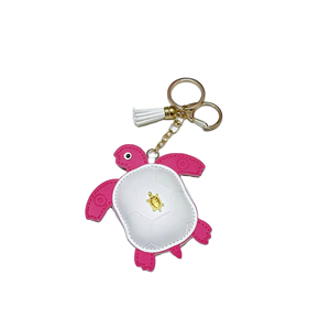 Llaveros de cuero PU con diseño de animales creativos (Dachshund, Tortuga), dijes para bolsos, accesorios para bolsos y etiquetas para equipaje - Product Image 5