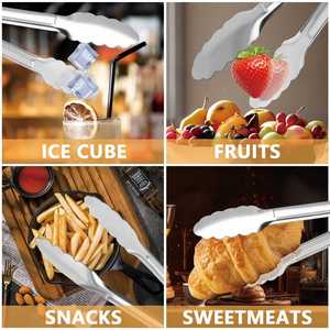 Wholesale Kitchen Tool BBQ Bread <b>Clip</b> High Quality Plastic Handle Stainless Steel 304 <b>Clip</b> for Home Restaurant - Product Image 4