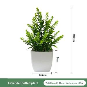 Plantes artificielles <span class=keywords><strong>en</strong></span> <span class=keywords><strong>pot</strong></span> pour la décoration de la maison et du bureau, utilisation sur la table à manger, plantes vertes, <span class=keywords><strong>lavande</strong></span>, romarin - Product Image 3
