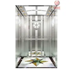 CE ISO Approved VVVF 1000kg 13 person Capacity Passenger Lift China lifts elevator Stainless Steel Cabin Elevator Lift Passenger