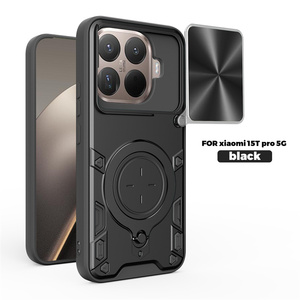 Lichicase 360 °   Étui de protection pour <span class=keywords><strong>Xiaomi</strong></span> 17 Ultra avec support rotatif, fenêtre coulissante et couverture intégrale - Product Image 2