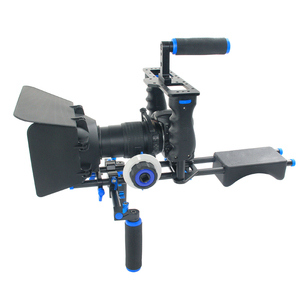 Sistema de Soporte de Mano para Cámara DSLR de Doble Agarre, Kit de Soporte para Cámara de Video, Jaula de Soporte para Cámaras BMCC - Product Image 1