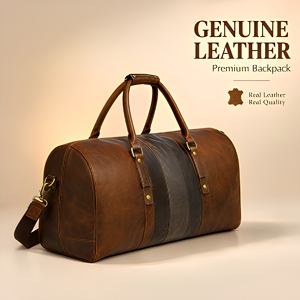 Luxury Polyester Lining 23" <b>Duffel</b> <b>Bag</b> for Men-Lightweight Travel Case with Shoulder Strap for Gym Business & Weekend Getaway - Product Image 1