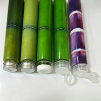 Bouteille vide en PET de 400 ml, bouteille jetable en canne à sucre, bouteille pour boissons et jus avec couvercle en aluminium