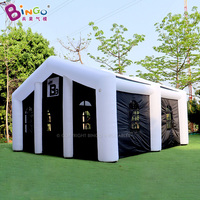 Tente de réception gonflable géante portable à LED blanche pour mariages et événements extérieurs, idéale pour la publicité et comme tente d'église gonflable