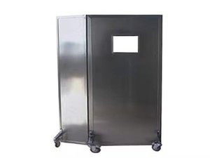 Barrière de protection mobile pour radiologie diagnostique avec fenêtre de visualisation et écran de protection pour l'isolation des rayons diffusés - Product Image 5