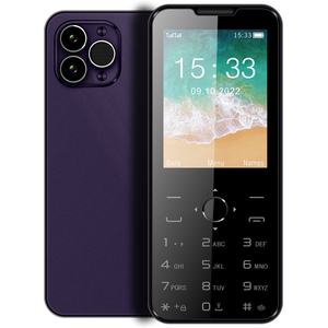 Nuevo Teléfono Móvil F14 2023, Pantalla de 2.8 Pulgadas, Doble SIM, 2G GSM, Ultrafino, con Botones - Product Image 1