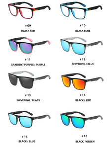 Lunettes de <span class=keywords><strong>soleil</strong></span> polarisées de luxe personnalisées de haute qualité avec logo, monture carrée, pour hommes, style sport, collection 2026 - Product Image 5