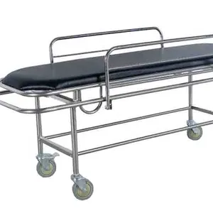 Hot sell factory price hospital stainless steel patient transport stretcher patient transfer cart operating trolley
