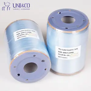 Factory Supply Großhandel Langlebige elastische Silikon Dessous TPU Clear Elastic Tape Band für BH-Riemen