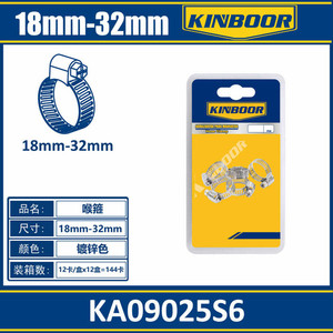 All'ingrosso regolabile alla rinfusa 18mm-32mm in acciaio pinza sicura raccordi per tubi con finitura zinco OEM opzioni personalizzabili disponibili - Product Image 1