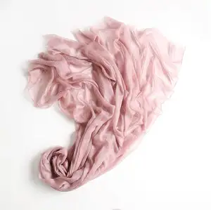 IMF Ultra Thin Pure Color Mixed Cashmere Scarf High-Grade Summer Gauze Cashmere Shawl