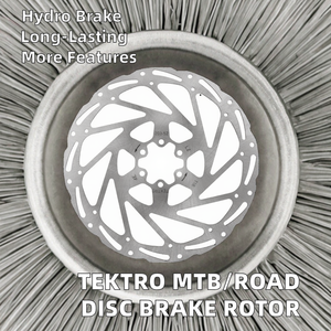 จานเบรกเหล็ก TR160/180/203มม. สำหรับจักรยานเสือภูเขาและจักรยานเสือหมอบระบบเบรกไฮดรอลิก - Product Image 2