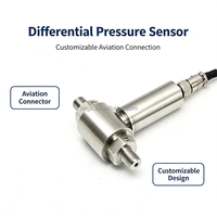 Sensor de Presión Diferencial de Alta Precisión de Acero Inoxidable 316 con Salida RS485, Precisión del 0.5%FS, IP65, Rango de 0~5kPa a 5MPa