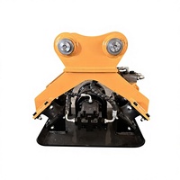 Compacteur de plaques hydraulique SLN monté sur excavatrice, piqueur vibrant à moteur simple ou double, 1,5-3,5T, Shandong, garantie 1 an
