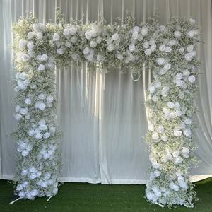 D-SFA006 arc de fleurs Offre Spéciale fond carré arc de fleurs carré de mariage arc de fleurs artificiel rose carré arc de fleurs pour décor d'événement - Product Image 6