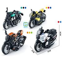 Modèle de moto de course miniature en alliage 1:16, très populaire, avec boîte de présentation en acrylique, jouets de moto en métal moulé sous pression à rétrofriction pour garçons