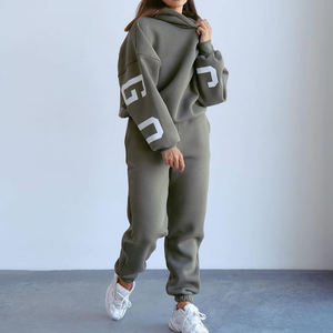 <span class=keywords><strong>Abbigliamento</strong></span> Trendy per Donne 2025, Set di Felpa con Cappuccio e Pantaloni, Completi Casual Eleganti da Donna, Tuta Sportiva alla Moda - Product Image 2