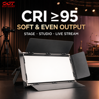 Panneau lumineux LED RGBW 150W, 480 LED, CRI95, DMX512, faisceau de 120 degrés, gradation 4/8 canaux pour studio de télévision et diffusion