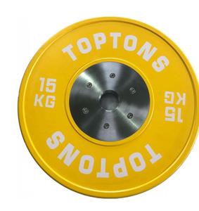 <span class=keywords><strong>Discos</strong></span> de Peso con Logotipo Personalizado <span class=keywords><strong>para</strong></span> Gimnasio Comercial, Suministro de Fábrica TOPTONS, <span class=keywords><strong>para</strong></span> Entrenamientos con <span class=keywords><strong>Pesas</strong></span> Libres - Product Image 2