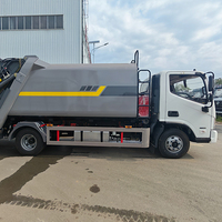Camion benne compacteuse FOTON 4x2 de 8 m en promotion, transmission manuelle, moteur diesel Euro 6, conception anti-fuite de carburant, 8000 L, 200 L