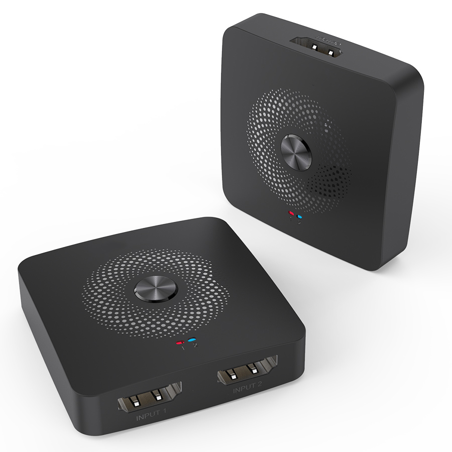 Двунаправленный HDMI переключатель и разветвитель 4K 3D HD 1x2 2x1 аудио видео HDMI разветвитель 1 в 2 выход