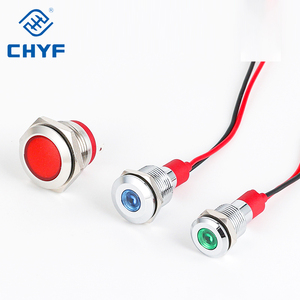 10Mm 24V 110V 220V Màu Đỏ Màu Xanh Màu Xanh Lá Cây LED Kim Loại Tín Hiệu Ánh Sáng Ip65 Ik08 Pilot Đèn Tự Động Công Nghiệp Chỉ Số LED Chiếu Sáng Đèn - Product Image 6