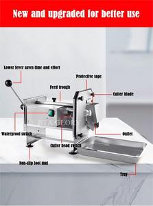 Thương mại chuối Honeydew dứa bầu trắng Dicer Tiêu Xanh Kiwi Trái cây <span class=keywords><strong>dicing</strong></span> máy - Product Image 5