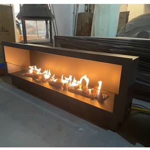 Chimenea de Gas de 60 Pulgadas con Control Remoto, Combustibles de Energía Limpia, Montaje Modular, Tamaño Personalizado Moderno - Product Image 5