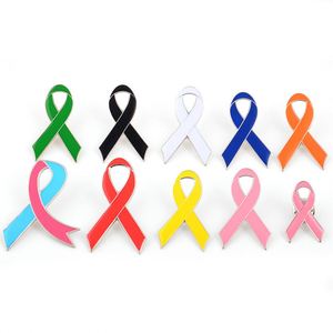 Épingle de Revers en Émail Personnalisée <span class=keywords><strong>Ruban</strong></span> Rose Sensibilisation au Cancer du Sein, Broche Chapeaux Croisés <span class=keywords><strong>Octobre</strong></span>, Détection de Métal, Breloques « Sauve des Vies » - Product Image 2