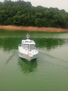 <span class=keywords><strong>Bateau</strong></span> de patrouille à coque en aluminium de 9,8 m, 2 moteurs hors-bord de 150 CV, déplacement de 4,5 t, équipement de sécurité maritime de 32 pieds, haute vitesse - Product Image 6
