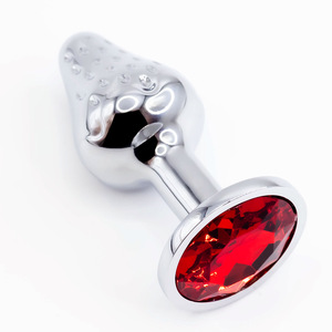 Juego de 3 tapones anales de cristal de una pieza en tallas S, M y L y tapón de masaje prostático metálico para hombres y mujeres - Product Image 6
