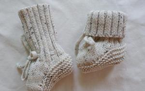 Ins Offre Spéciale infantile nouveau-né tricoté bébé chaussette chaussures 100% laine mérinos bébé chaussons pour nouveau-né 0 à 3 <span class=keywords><strong>mois</strong></span> - Product Image 4