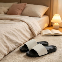 Claquettes en PVC pour hommes avec logo personnalisé, semelle souple, dernier design pour les commandes en gros de marque, chaussures d'extérieur imperméables