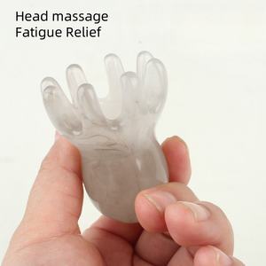 Neuankömmling Octopus Shape Gua Sha Massage für Kopfhaut Nacken Schulter entlastung 8 Zähne Harz Massage werkzeug Körper massage werkzeuge - Product Image 6