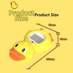 Termómetro Digital de Agua para Baño de Niños, Diseño de Cangrejo Rosa, Lindo Termómetro de Plástico con Forma de Animal para Bebés - Product Image 4